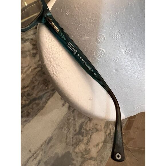 Coach Authentic Eyeglasses HC 6040 Brooklyn 5116 52 [] 16 135 Dark Tortoise/Teal - Picture 6 of 9